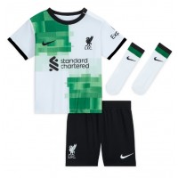 Camiseta Liverpool Cody Gakpo #18 Visitante Equipación para niños 2023-24 manga corta (+ pantalones cortos)